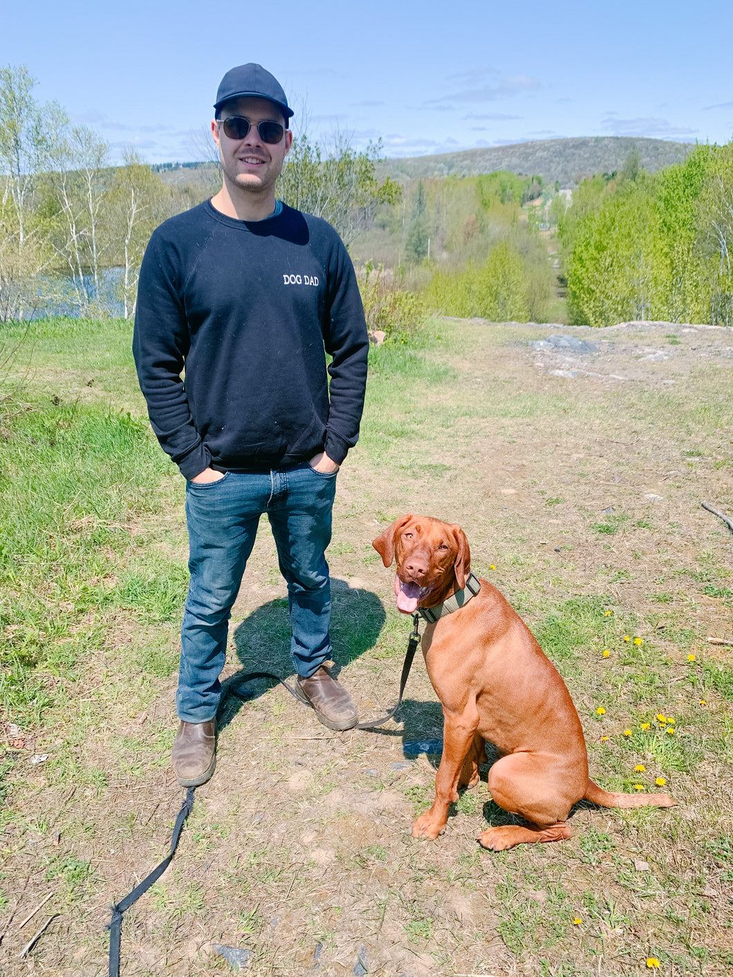 Dog dad crewneck